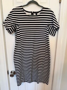Black and White J. Crew Women’s Dress
